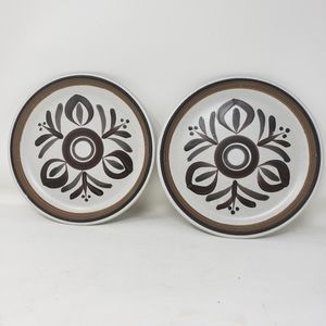 Nitto 8505 Inca Stoneware Japan Salad Plate set of 2